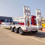 4 Axles Lowbed Trailers