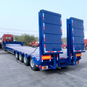4 Axles Lowbed Trailers