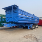 3 Axles 80 Tons U Shape Tipper Trailer