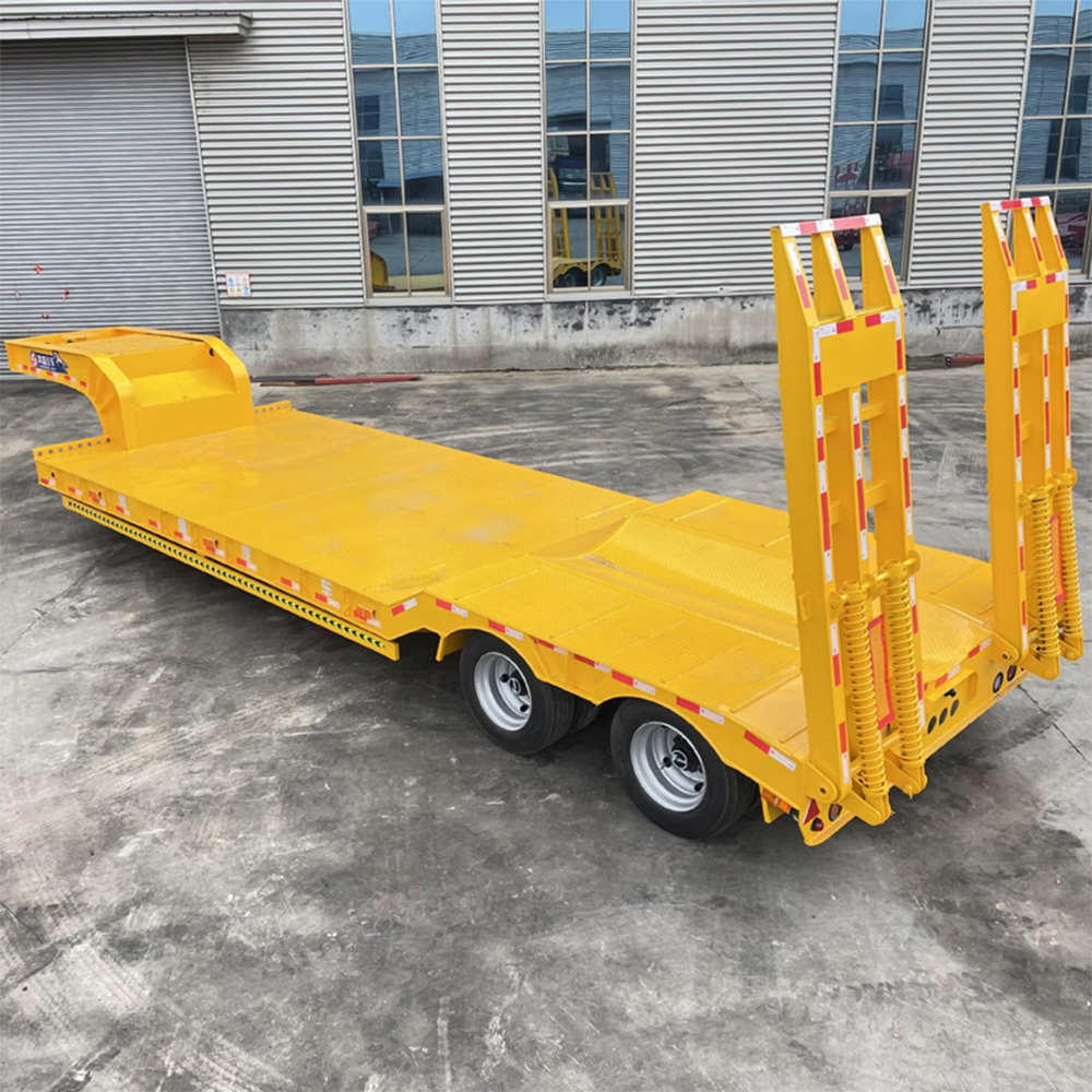 2 Axle 50 ton Low bed semi trailer