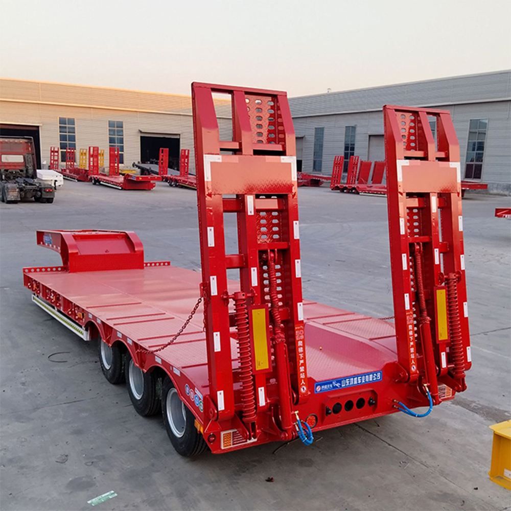 6 Axles Lowbed Trailers