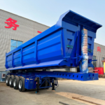 3 Axles 80 Tons U Shape Tipper Trailer