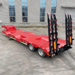 2 Axle 50 ton Low bed semi trailer