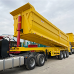 3 Axles 80 Tons U Shape Tipper Trailer