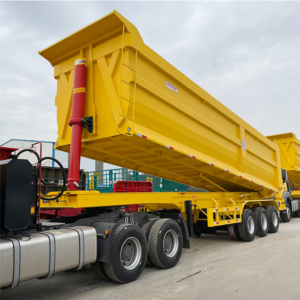 3 Axles 80 Tons U Shape Tipper Trailer