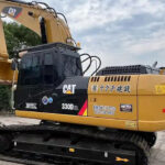 CAT 330DL excavator showcasing specifications and performance features.