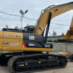 CAT 330DL excavator showcasing specifications and performance features.