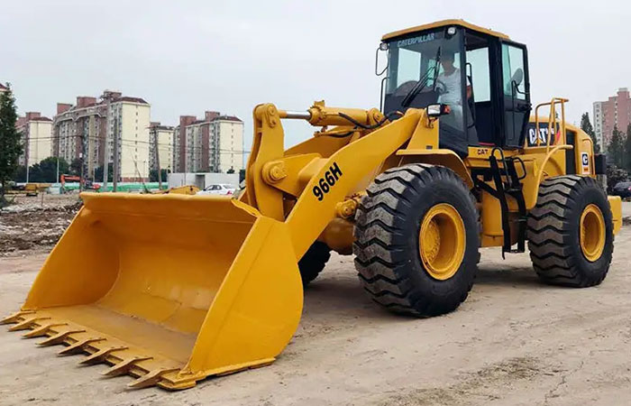 Used Cat 966 front loaders for sale, ideal for heavy-duty jobs.