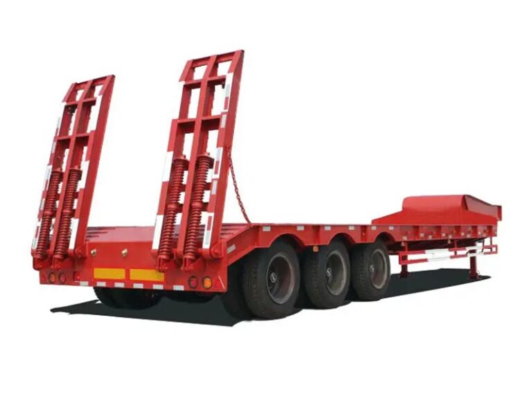 lowbed semi trailer